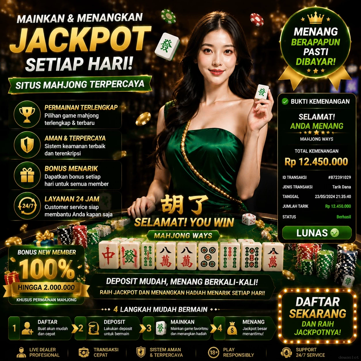 Cara Mendaftar dan Instalasi di dewaapk